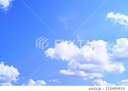青空と雲イメージ 青空と雲イメージ 128400424
