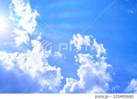 青空と雲イメージ 青空と雲イメージ 128400660