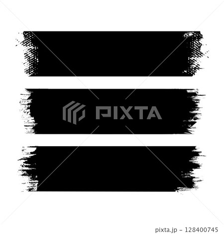 Dirty distressed brush stroke collection. grunge brush stroke element. Set of brush stroke. Vector design collection Dirty distressed brush stroke collection. grunge brush stroke element. Set of brush stroke. Vector design collection 128400745