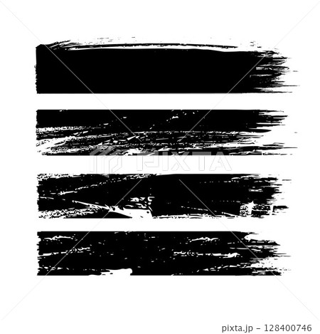 Grunge paintbrush stroke collection. messy brush stroke element. Set of brush stroke. Vector design collection Grunge paintbrush stroke collection. messy brush stroke element. Set of brush stroke. Vector design collection 128400746