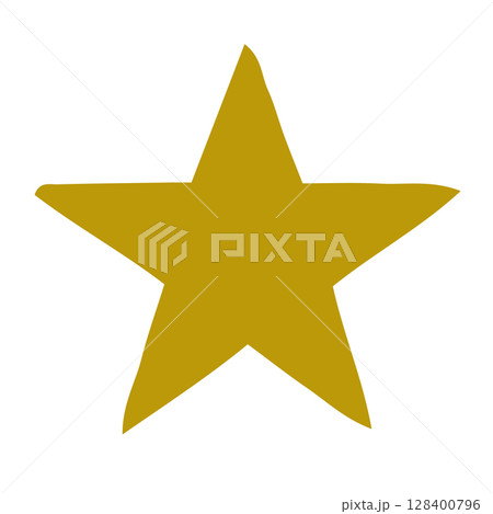 abstract gold star element design 128400796