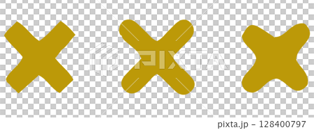 Letter x illustration element 128400797