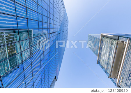 東京都渋谷区　渋谷の超高層ビル（渋谷ヒカリエ・渋谷スクランブルスクエア） 128400920