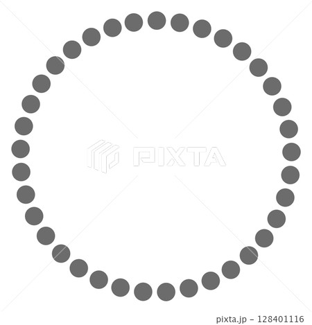 濃いグレーのシンプルな丸アイコン 濃いグレーのシンプルな丸アイコン 128401116