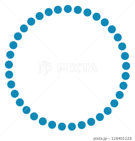水色のシンプルな丸アイコン 水色のシンプルな丸アイコン 128401128