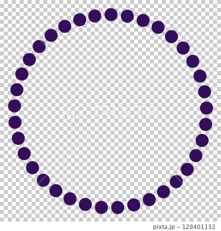 Purple simple circle icon 128401132