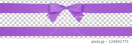 3D材質_絲帶_紫色 128401771