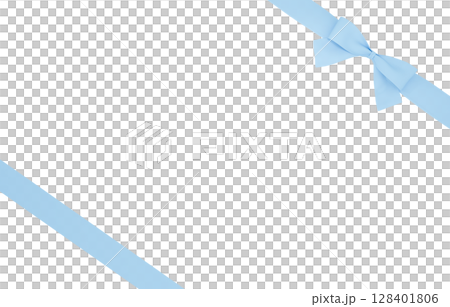 3D material_ribbon_light blue 128401806