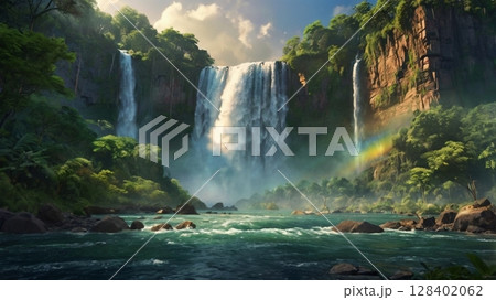 世界が息を呑む、幻想と轟音の大瀑布 − 神秘の自然遺産風景 128402062