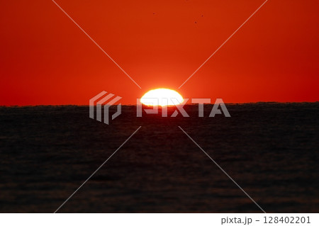 ダルマ夕日 128402201