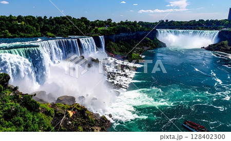 ナイアガラの滝（アメリカ）イメージ画像 128402300