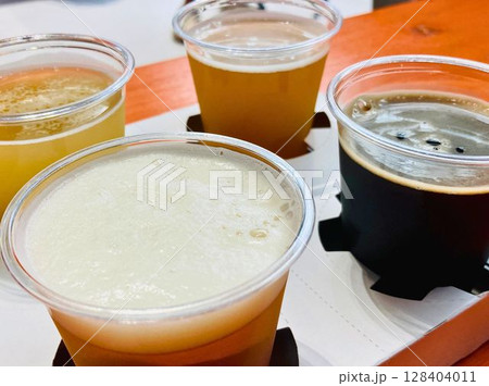 クラフトビールの飲み比べ＠ビアフェス 128404011