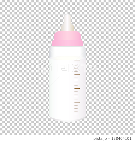 逼真的嬰兒奶瓶插圖素材 逼真的嬰兒奶瓶插圖素材 128404101