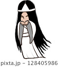 ロングヘア日本のおばけ 128405986
