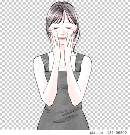 20代女性(清楚系)_トナーパッド 128406200