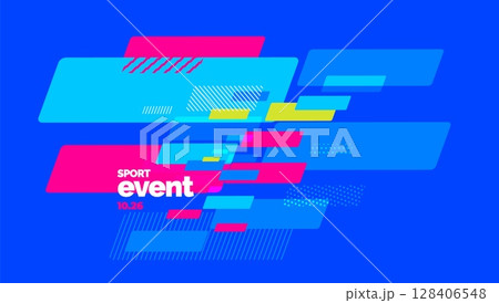 Layout poster template design for mega event Layout poster template design for mega event 128406548