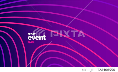 Layout poster template design for mega event 128406550