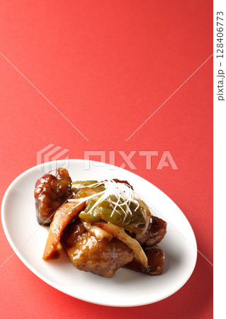 黒酢酢豚 黒酢酢豚 128406773