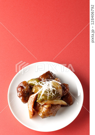 黒酢酢豚 黒酢酢豚 128406792