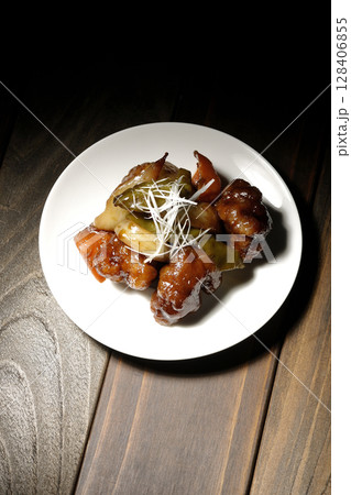 黒酢酢豚 128406855