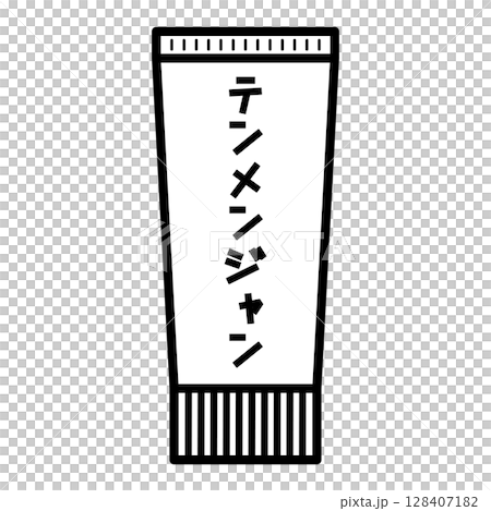 Tube seasoning: sweet bean paste Tube seasoning: sweet bean paste 128407182