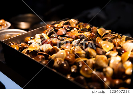 台北・寧夏夜市の【台湾イメージ】 128407238