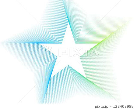 星型のグラデーション背景 128408989