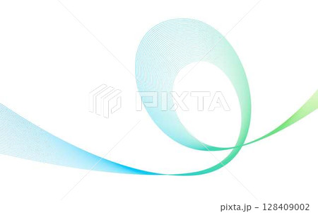 ウェーブベクター素材 128409002