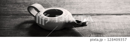 Old retro rural lamp pot 128409357