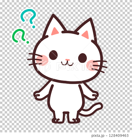 Cute cat character? Illustration material Cute cat character? Illustration material 128409463