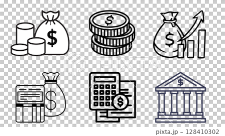 Money icon Money icon 128410302