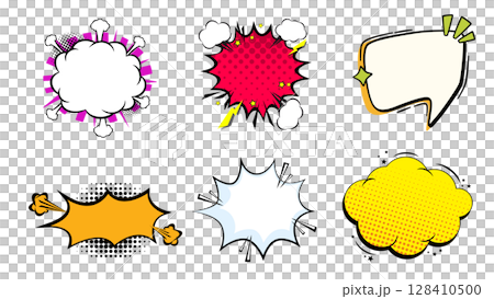 Comic speech bubble 128410500