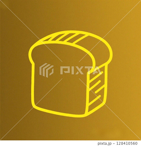 食パンのイラスト 128410560