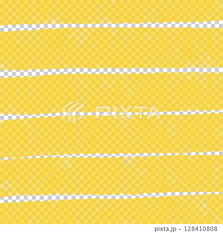 手描きのイエローボーダーペイント 128410808