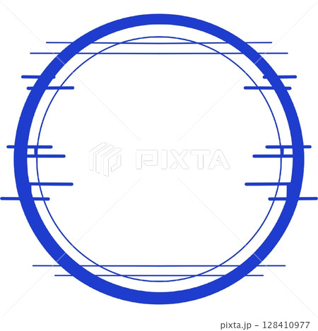 Frames of Chinese Style. Asia vintage frame decorative isolated on white background vector illustration 128410977