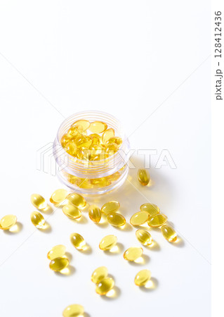 サプリメントイメージ(ビタミンD3) サプリメントイメージ(ビタミンD3) 128412436