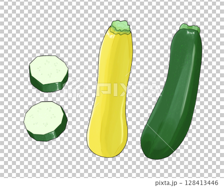 ズッキーニ 128413446