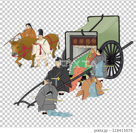 檳榔車：和泉式部乘坐王子的牛車 128415078