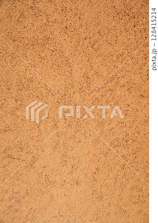 Beige and brown wall texture with rough surface, rough concrete surface texture 128415214