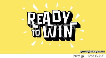 Bright dynamic lettering in modern comic book style. Positive phrases with energetic mood for motivational projects, posters, school presentations, stickers, social media. Vector illustration Bright dynamic lettering in modern comic book style. Positive phrases with energetic mood for motivational projects, posters, school presentations, stickers, social media. Vector illustration 128415364