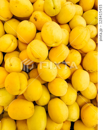 lots of apricots for cooking as background lots of apricots for cooking as background 128415455