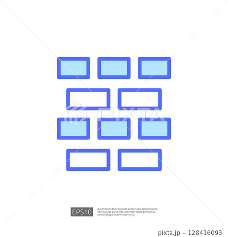 Modern Icon Representing Home Renovation and Remodeling Concept for Innovative Design and Construction Planning in Residential Spaces 128416093