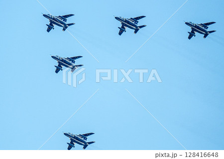 T-4 ブルーインパルス　2025.7.13撮影 128416648