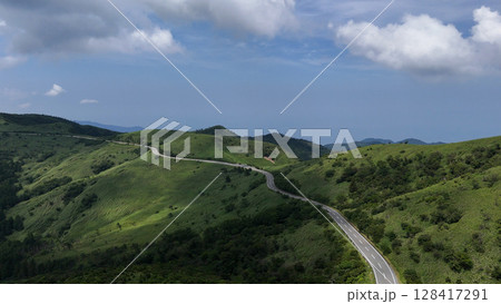 西伊豆スカイライン(空撮) - 静岡県伊豆市,日本 西伊豆スカイライン(空撮) - 静岡県伊豆市,日本 128417291