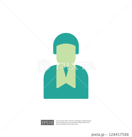 Icon of a Law Professional Representing Justice and Fairness in a Courtroom Setting with Modern Minimalist Design Icon of a Law Professional Representing Justice and Fairness in a Courtroom Setting with Modern Minimalist Design 128417588