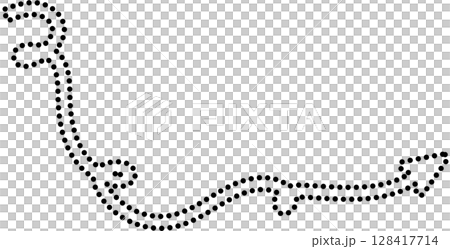 Arrow zigzag and curved stripes design with dotted lines Arrow zigzag and curved stripes design with dotted lines 128417714