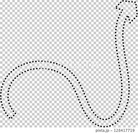Arrow zigzag and curved stripes design with dotted lines Arrow zigzag and curved stripes design with dotted lines 128417719