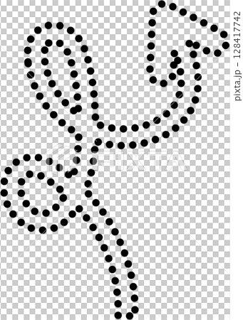 Arrow zigzag and curved stripes design with dotted lines 128417742