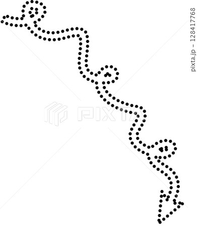 Arrow zigzag and curved stripes design with dotted lines Arrow zigzag and curved stripes design with dotted lines 128417768