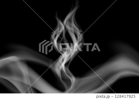 hite smoke puff isolated on transparent black background.. Steam explosion special effect. Effective texture of steam, fog, cloud, smoke. Stock royalty illustration. PNG stock illustration 128417925
